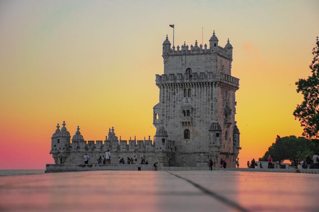 Bel&eacute;m Tower in Lisbon