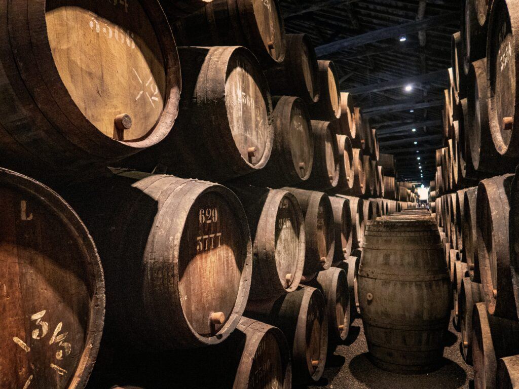 Port tasting at a Douro winery
